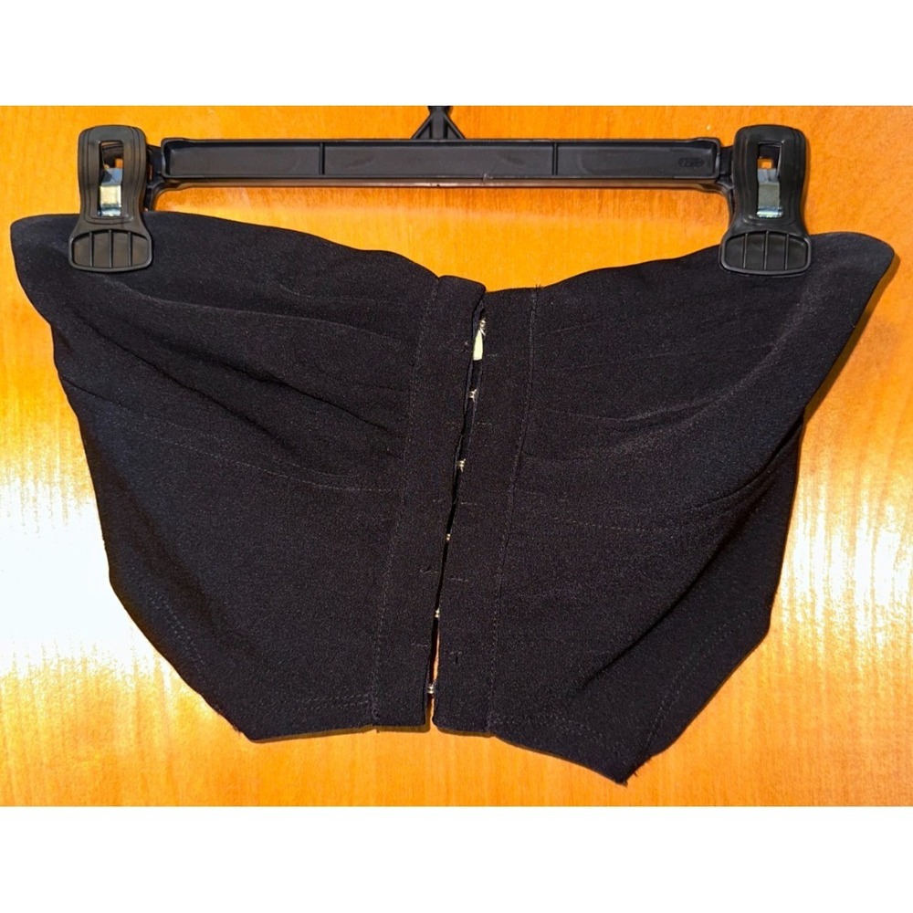 Tic Toc Black Strapless‎ Corset Top Size Small